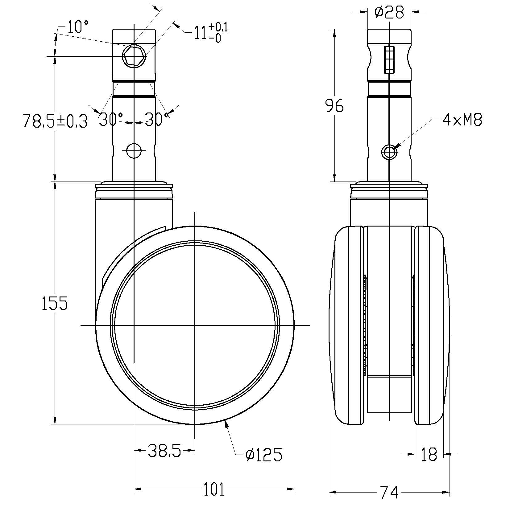 T125C-ZX-062-D28X96-2D30